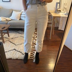 Everlane corduroy straight leg crop pants